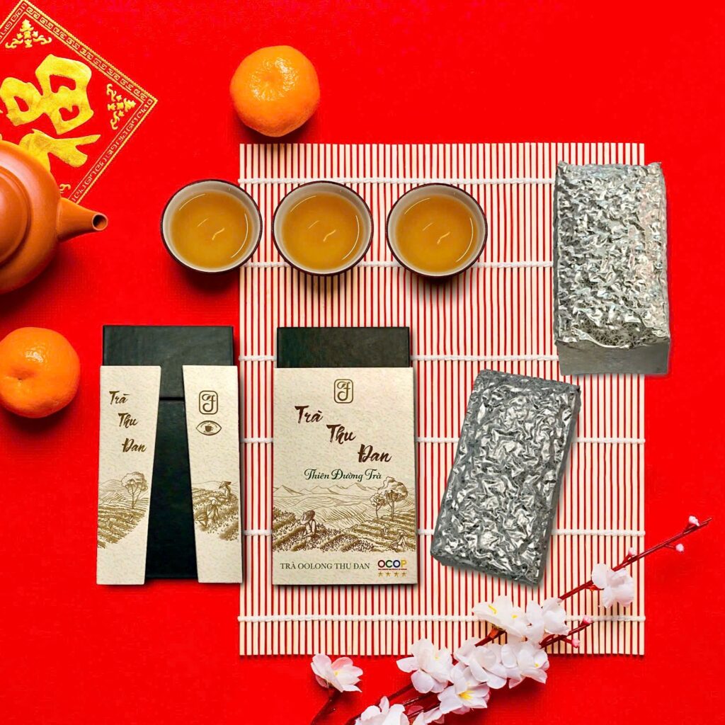 Hộp quà tặng trà Ô Long cao cấp - size nhỏ 200g