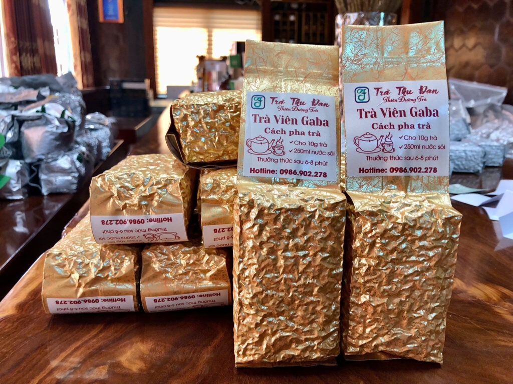 Trà Ô Long Gaba pha ấm gói 200g